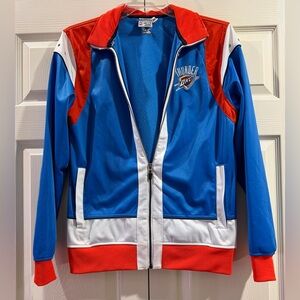 Zipway NBA Men's Oklahoma City Thunder Walt Full Zip Jacket, Blue Sz S